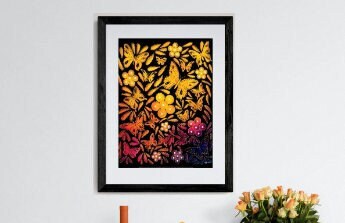 Flowers And Butterflies II