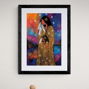 The Inheritance by Betty Albert, Art Print, First Nation, Indigenous Art