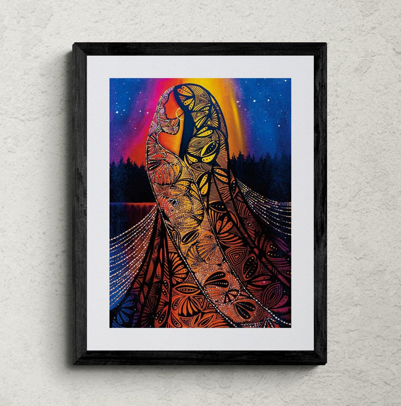 Stardust by Betty Albert, Native Art, Indigenous Art
