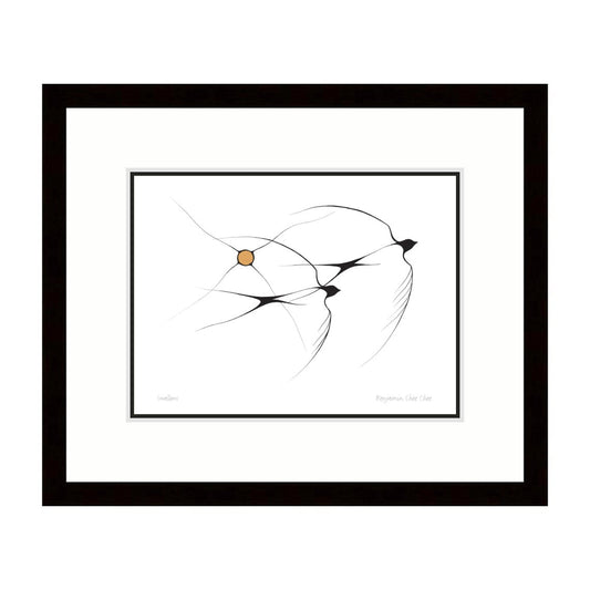 Swallows by Benjamin Chee Chee Art Print