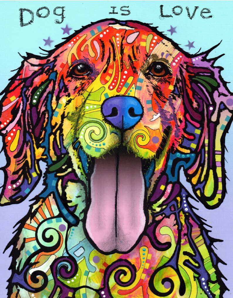 Dean Russo's Dog is Love Photo Print