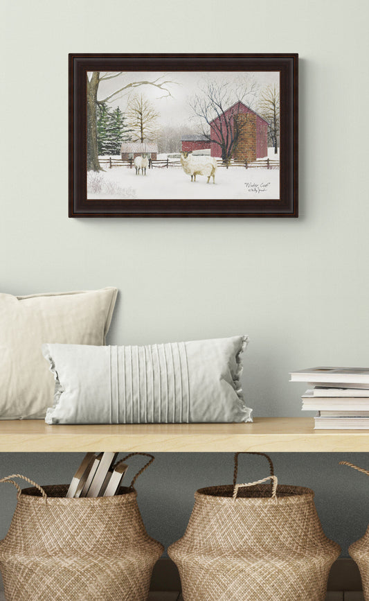 Winter Coat by Billy Jacobs, Art Print, Home Decor, Country, Farm,