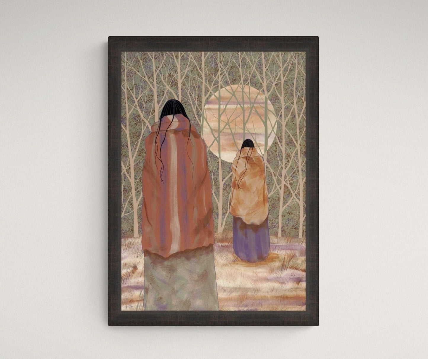 Woodlands Moon by Jeanne Rorex-Bridges, spiritual art