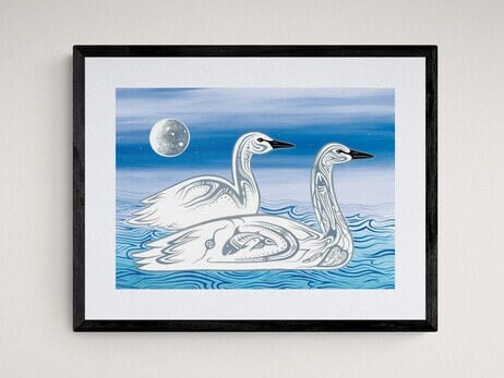 Soul Mates by Jeffery Red George, Native Art, Indigenous Art