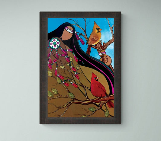 Two Messengers by Pam Cailloux, Native Art, Indigenous Art